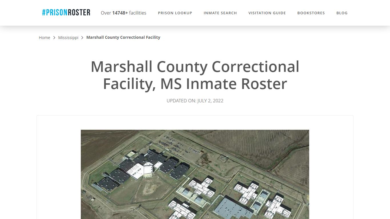 Marshall County Correctional Facility, MS Inmate Roster